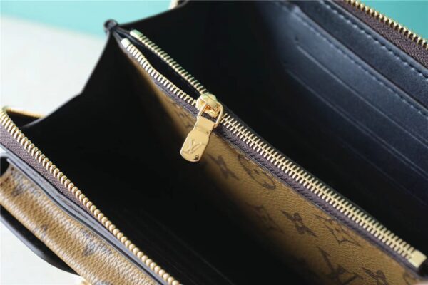 Louis Vuitton Pochette Trunk Verticale Monogram Canvas For Women, Women's Wallets 6.9in/17.5cm LV 