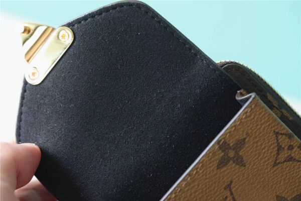 Louis Vuitton Pochette Trunk Verticale Monogram Canvas For Women, Women's Wallets 6.9in/17.5cm LV 
