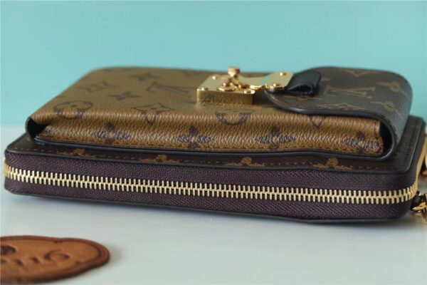 Louis Vuitton Pochette Trunk Verticale Monogram Canvas For Women, Women's Wallets 6.9in/17.5cm LV 