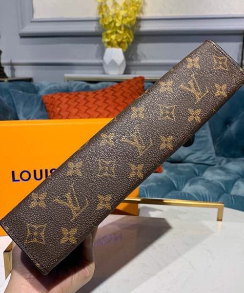 1:1 Replica Louis Vuitton Pochette Voyage MM Monogram Canvas For Men, Men's Wallet 8.3in/27cm LV M61692