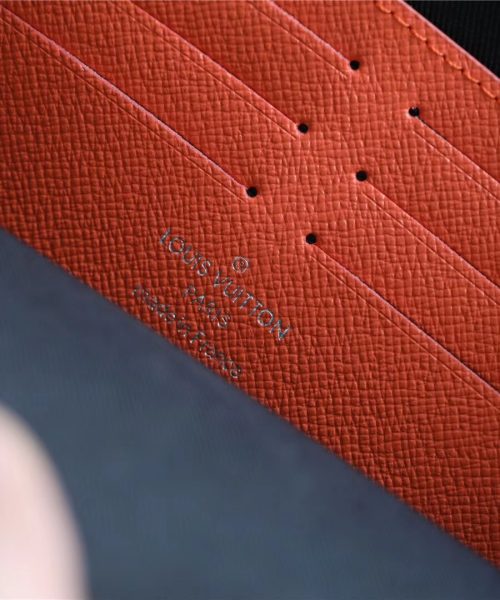1:1 Replica Louis Vuitton Pochette Voyage MM Taiga and Monogram Eclipse Canvas Red For Women, Women's Wallets 10.6in/27cm LV