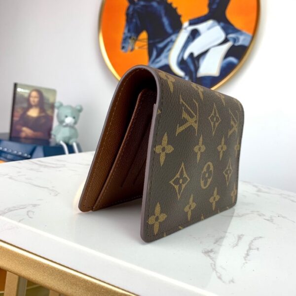 Louis Vuitton Pocket Organizer Monogram Canvas For Women, Women's Wallet 5.5in/14cm LV M60181