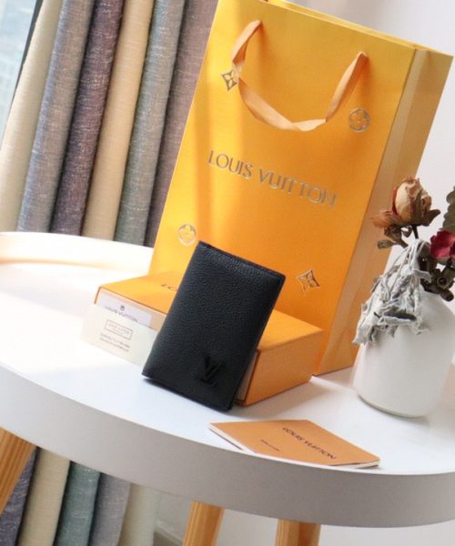 1:1 Replica Louis Vuitton Pocket Organizer The New LV Aerogram Version For Men, Men's Wallet 8cm LV M69979