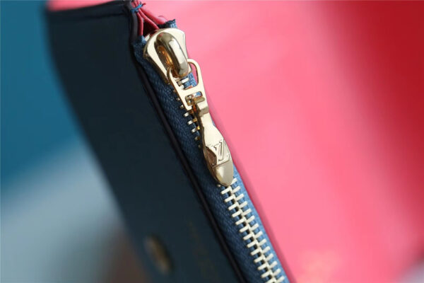 Louis Vuitton Pont 9 Compact Wallet Blue For Women, Women's Wallets 4.2in/12cm LV