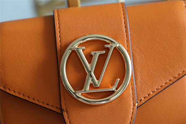 Louis Vuitton Pont 9 Compact Wallet Caramel Brown For Women, Women's Wallets 4.2in/12cm LV 