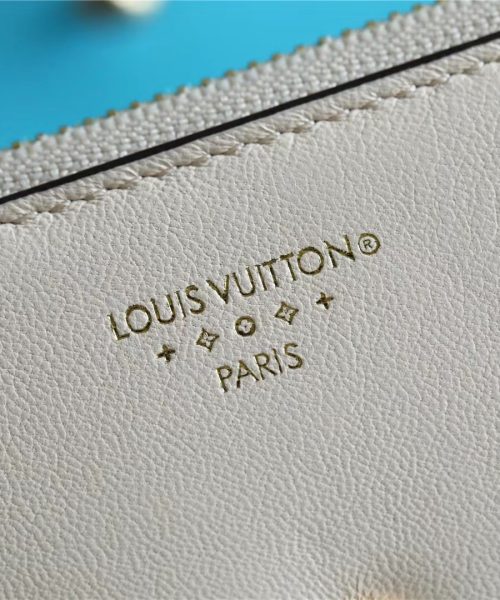 1:1 Replica Louis Vuitton Pont 9 Compact Wallet Creme For Women, Women's Wallets 4.2in/12cm LV M69176