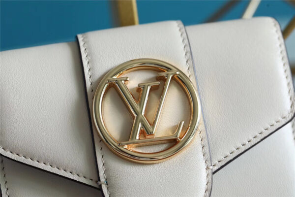 Louis Vuitton Pont 9 Compact Wallet Creme For Women, Women's Wallets 4.2in/12cm LV M69176