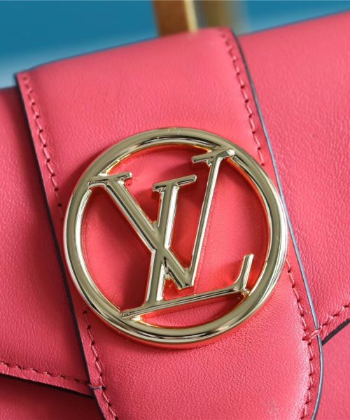 1:1 Replica Louis Vuitton Pont 9 Compact Wallet Pink For Women, Women's Wallets 4.2in/12cm LV