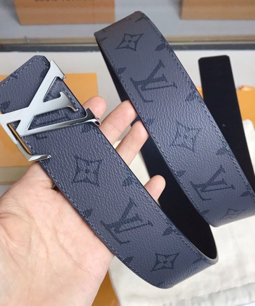 1:1 Replica Louis Vuitton Reversible LV Belt Monogram Eclipse LV Women Belt M0450V