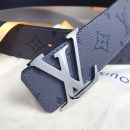 1:1 Replica Louis Vuitton Reversible LV Belt Monogram Eclipse LV Women Belt M0450V