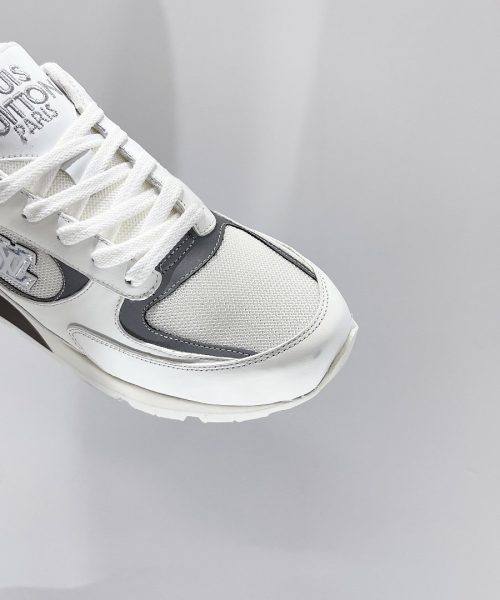 Louis Vuitton Run Away Sneaker Iridescent Textile White For Women LV
