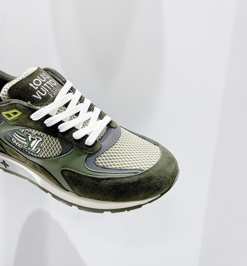 Louis Vuitton Run Away Sneaker Monogram Material Brown For Women LV