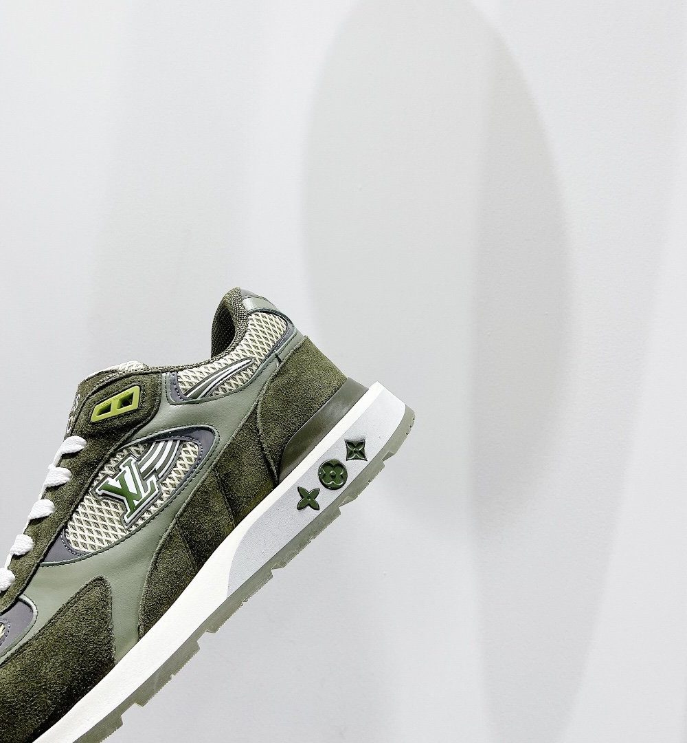 Louis Vuitton Run Away Sneaker Monogram Material Brown For Women LV