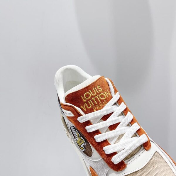 Louis Vuitton Run Away Sneaker Monogram Material Orange For Women LV