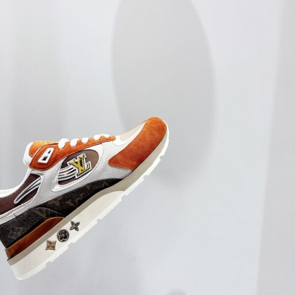 Louis Vuitton Run Away Sneaker Monogram Material Orange For Women LV