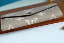 1:1 Replica Louis Vuitton Sarah Wallet Monogram Empreinte Tourterelle Gray / Cream For Women, Women's Wallets 7.5in/19cm LV M81049