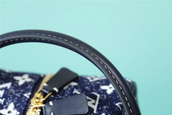 Louis Vuitton Square Bag Jacquard Denim By Nicolas Ghesquiere Black For Women, Women's Bags, Shoulder And Crossbody Bags 6.3in/16cm LV
