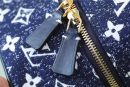 1:1 Replica Louis Vuitton Square Bag Jacquard Denim By Nicolas Ghesquiere Black For Women, Women's Bags, Shoulder And Crossbody Bags 6.3in/16cm LV