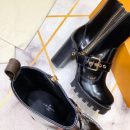 Louis Vuitton Star Trail Ankle Buckle Boot Black For Women LV