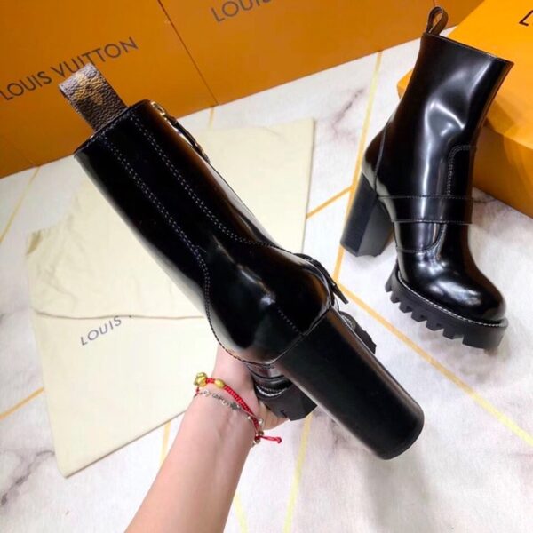 Louis Vuitton Star Trail Ankle Buckle Boot Black For Women LV