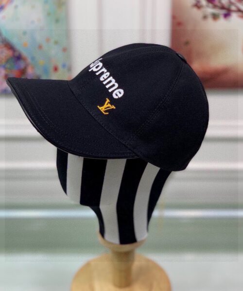 Louis Vuitton Supreme Cap Black LV Cap