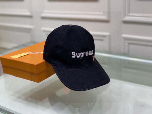 Louis Vuitton Supreme Cap Black LV Cap