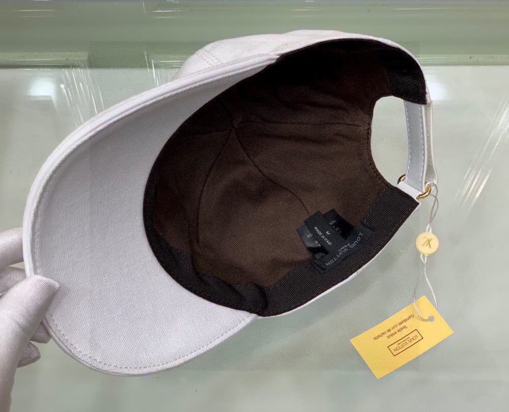 Louis Vuitton Supreme Cap White LV Cap