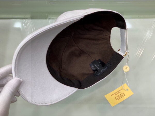 Louis Vuitton Supreme Cap White LV Cap