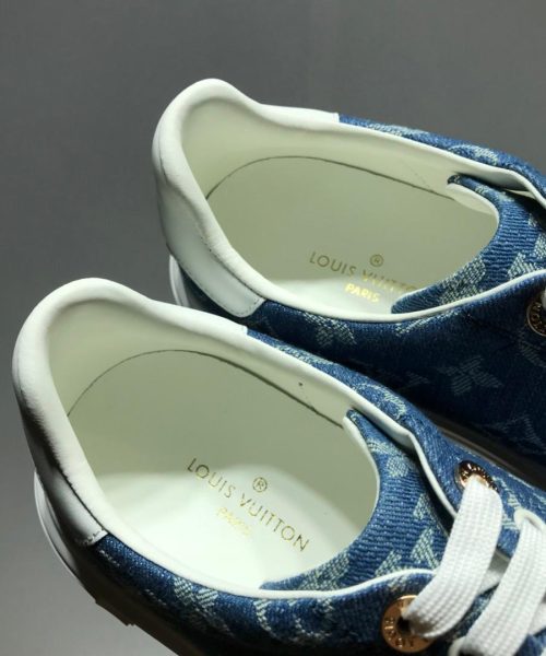 Louis Vuitton Time Out Sneaker Blue For Women LV
