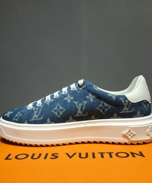 Louis Vuitton Time Out Sneaker Blue For Women LV