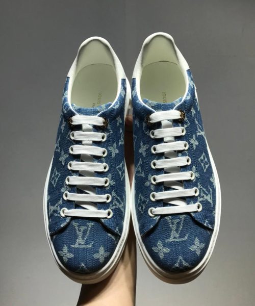 Louis Vuitton Time Out Sneaker Blue For Women LV