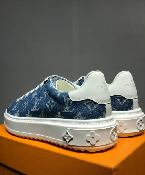 Louis Vuitton Time Out Sneaker Blue For Women LV