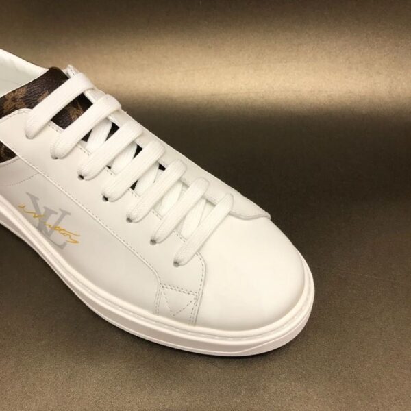 Louis Vuitton Time Out Sneaker Monogram Canvas White/Brown For Women LV