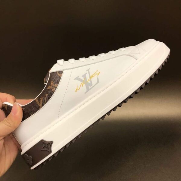 Louis Vuitton Time Out Sneaker Monogram Canvas White/Brown For Women LV