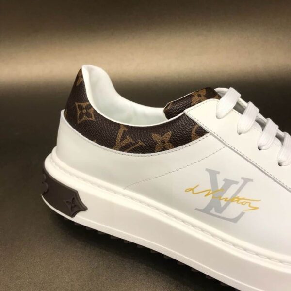 Louis Vuitton Time Out Sneaker Monogram Canvas White/Brown For Women LV