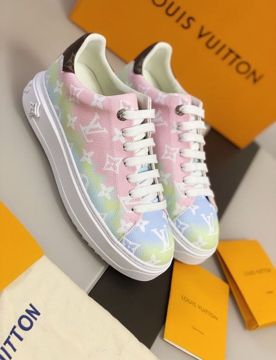 Louis Vuitton Time Out Sneaker Multi Color For Women LV
