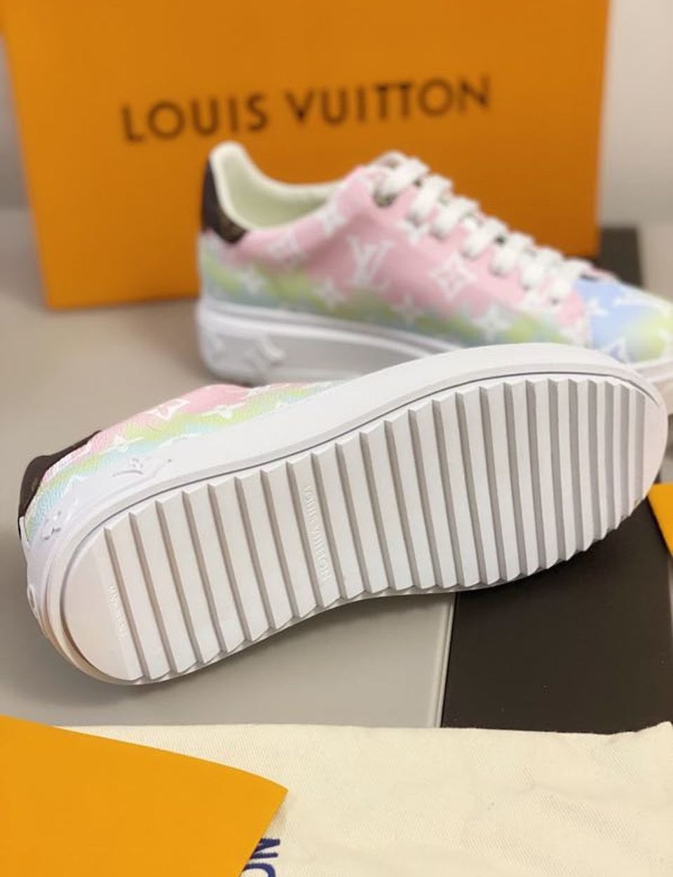 Louis Vuitton Time Out Sneaker Multi Color For Women LV