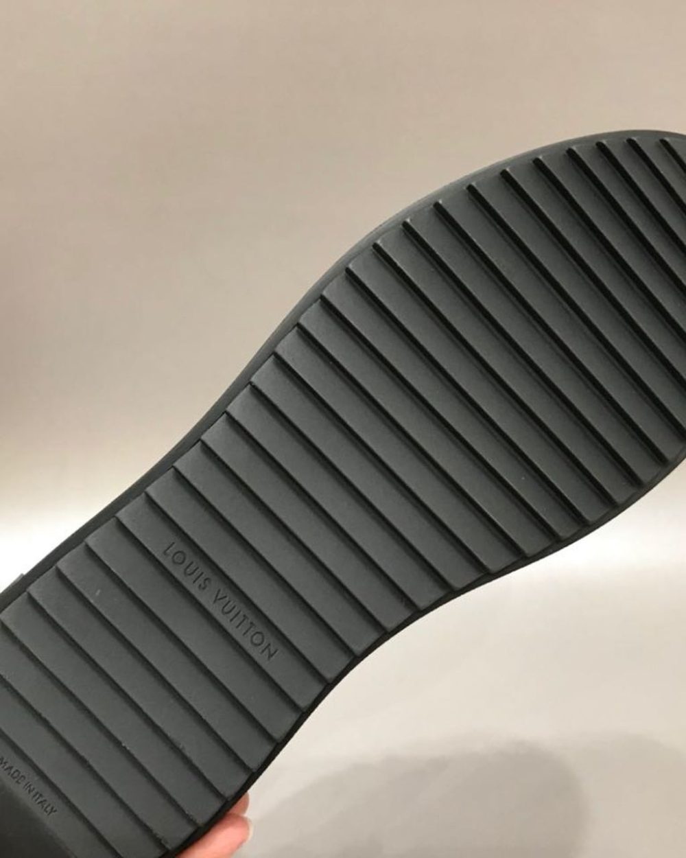 Louis Vuitton Time Out Sneaker Patent Monogram Material Black For Women LV