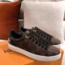 Louis Vuitton Time Out Sneaker Patent Monogram Material Brown For Women LV 1A8FJM
