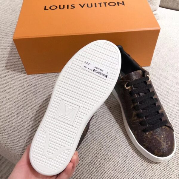 Louis Vuitton Time Out Sneaker Patent Monogram Material Brown For Women LV 1A8FJM