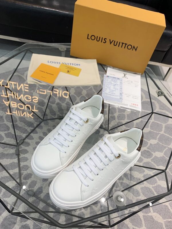 Louis Vuitton Time Out Sneaker White For Women LV 1A9HBD