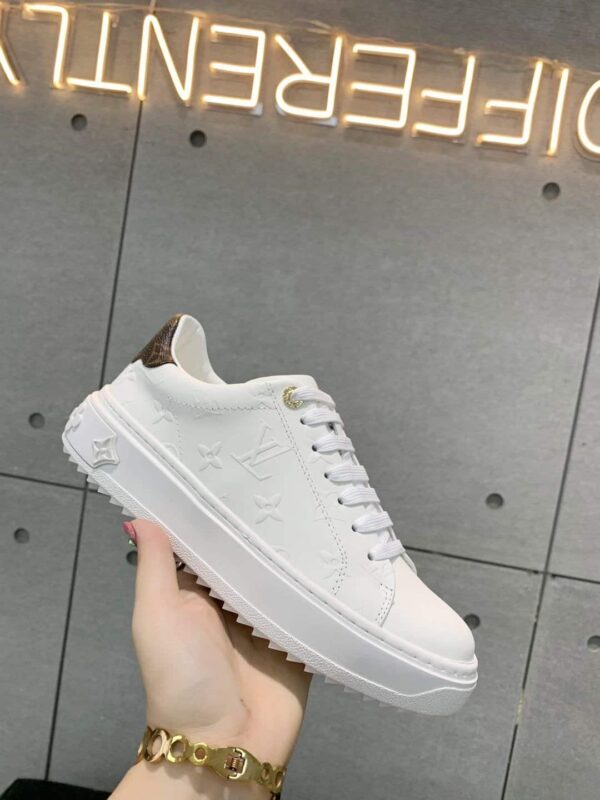 Louis Vuitton Time Out Sneaker White For Women LV 1A9HBD