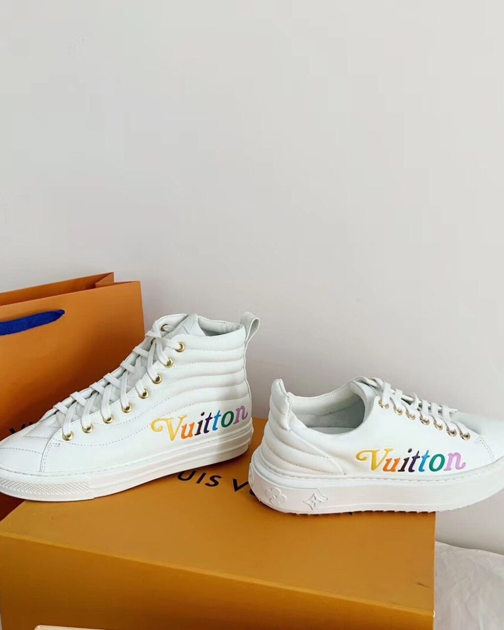 Louis Vuitton Time Out Sneaker White For Women LV