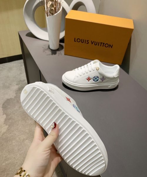 Louis Vuitton Time Out Sneaker White For Women LV