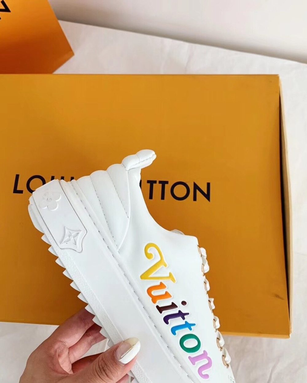 Louis Vuitton Time Out Sneaker White For Women LV