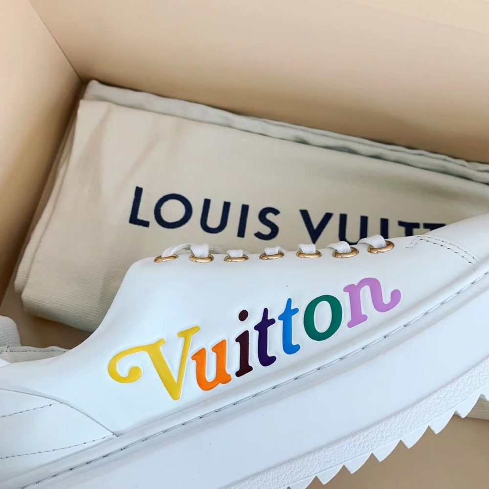 Louis Vuitton Time Out Sneaker White For Women LV - Image 7