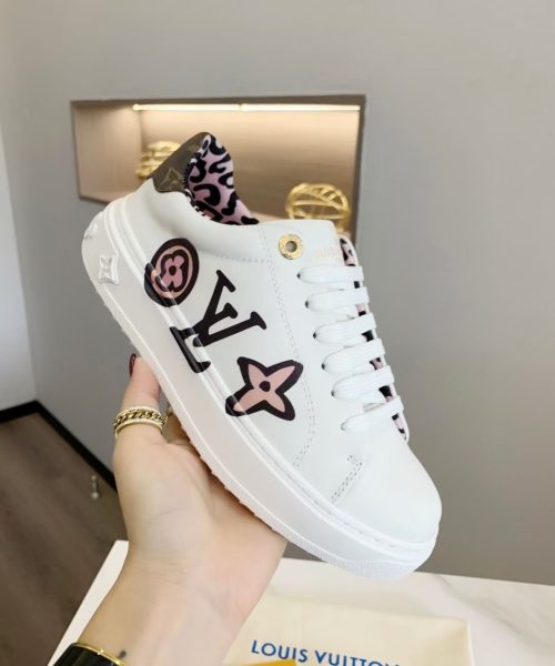 Louis Vuitton Time Out Sneaker White For Women LV