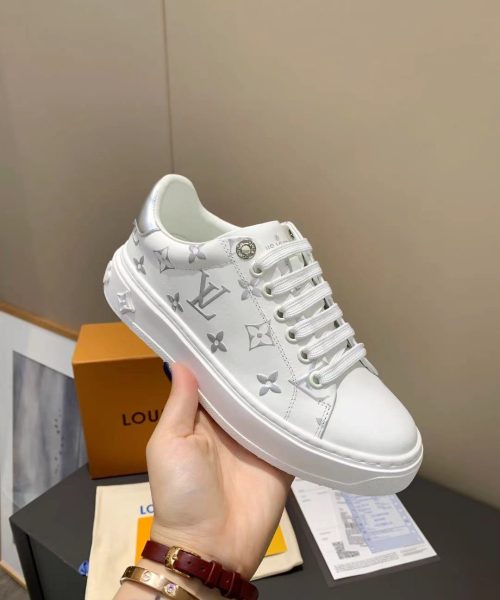Louis Vuitton Time Out Sneaker White For Women LV