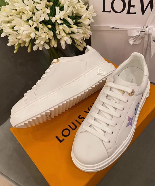 Louis Vuitton Time Out Sneaker White For Women LV