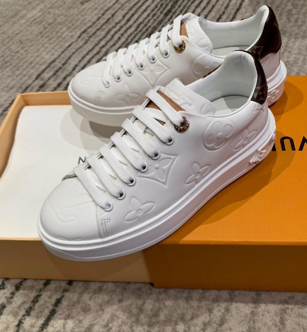 Louis Vuitton Time Out Sneaker White For Women LV